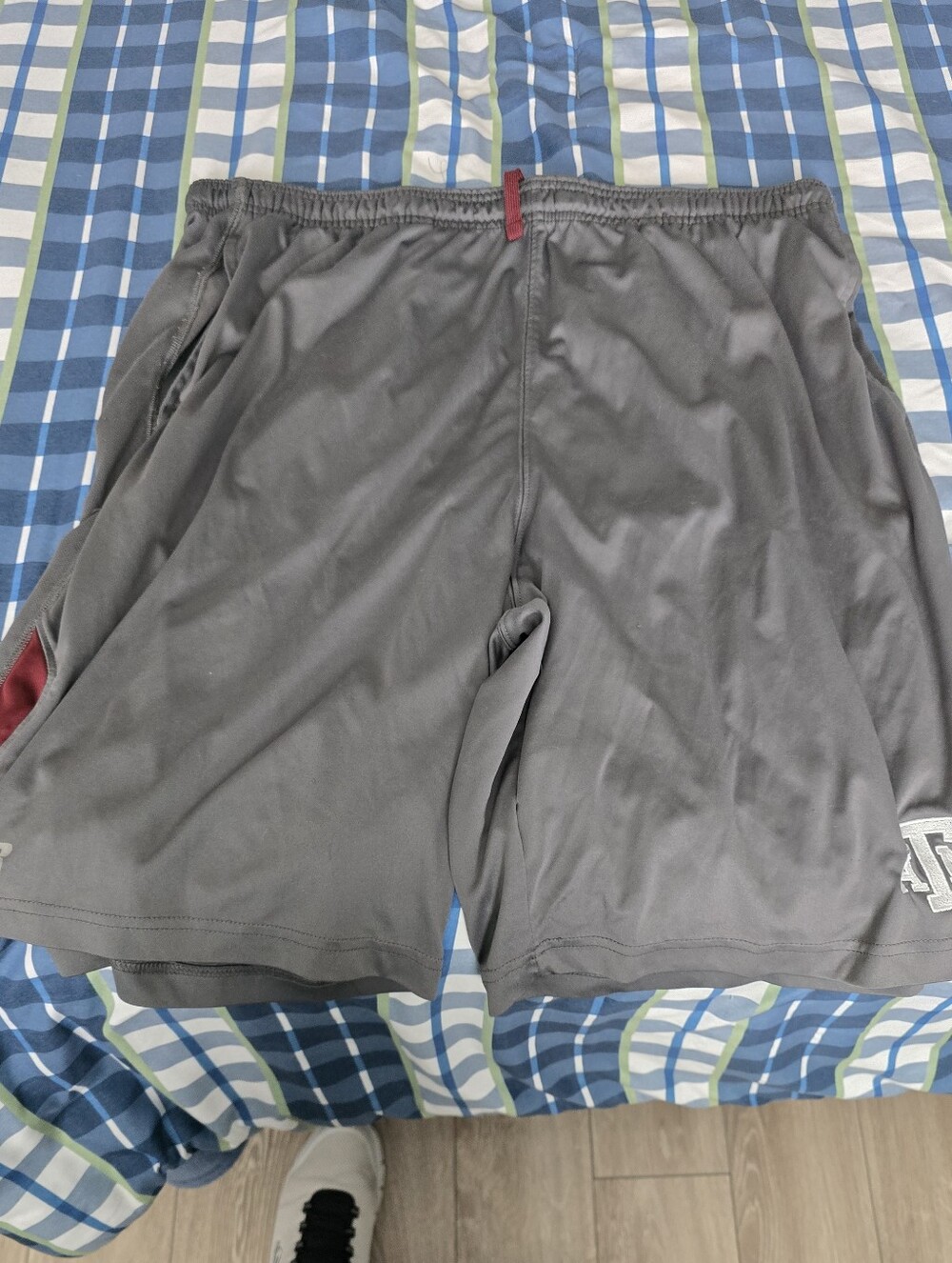 Russell Texas A&M Aggies Gray Athletic Shorts with Maroon Accent 2XL